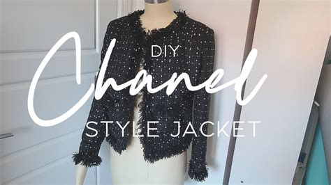 diy chanel jacket trim|diy chanel jacket.